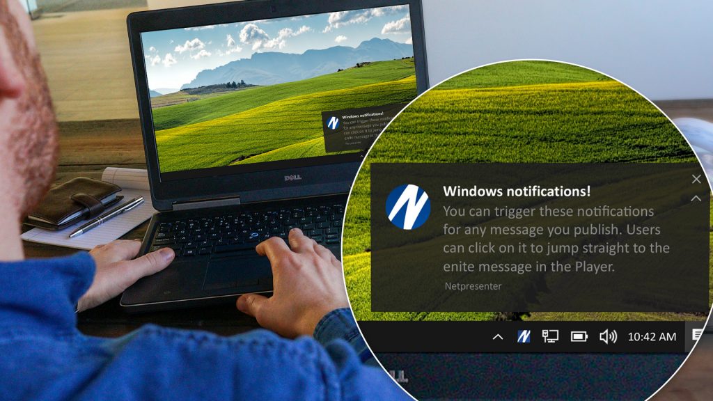 Give your messages an extra push windows notification