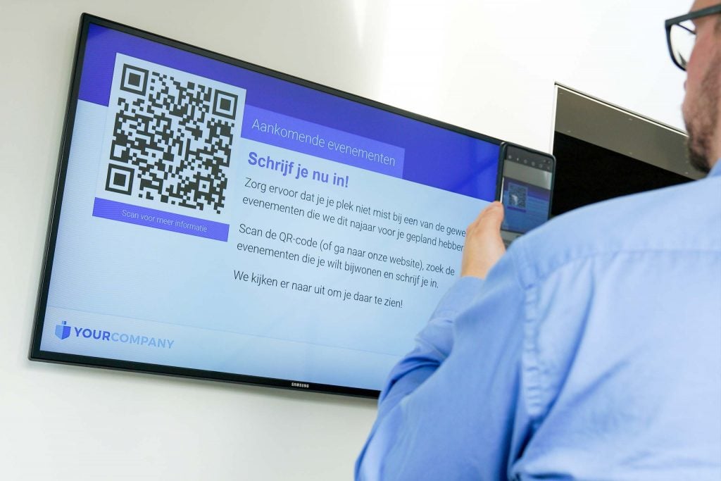 QR-codes voor narrowcasting