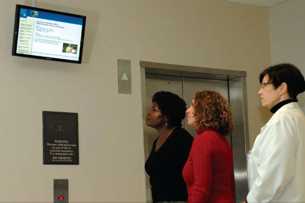 GWUH elevator Netpresenter