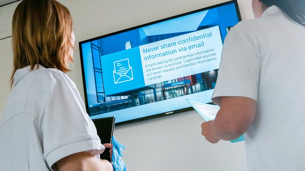 Digital Signage in Healthcare Organizations