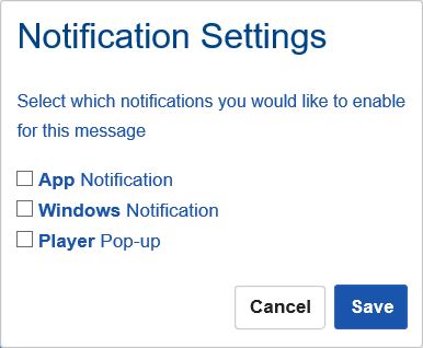 push notifications settings