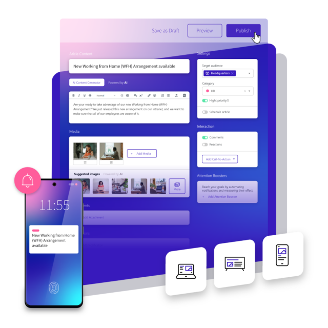 employee communications platform netpresenter