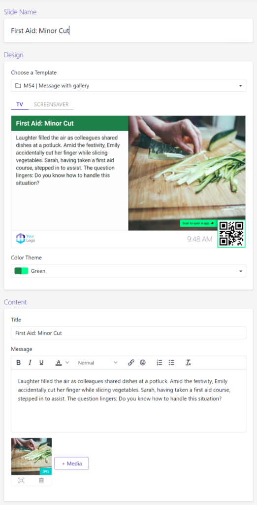 Creating Slides