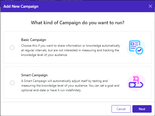 Add campaign