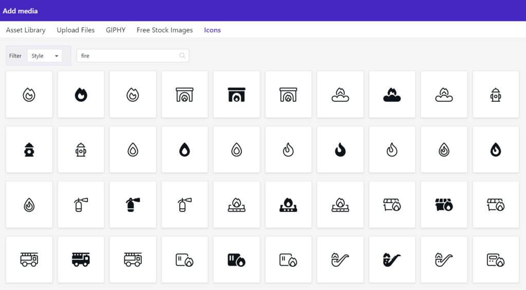 What's new - Icons