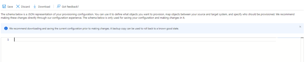 empty schema