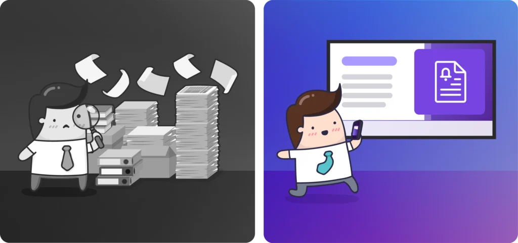 71% have to stay up to date on their own - before&after