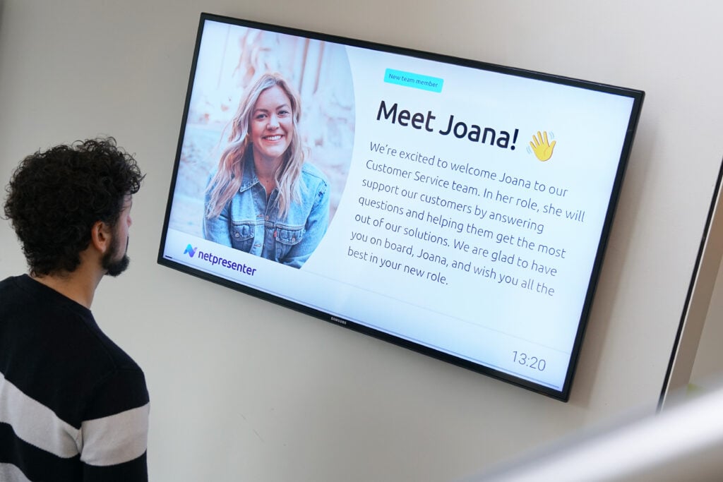 Android powered digital signage Netpresenter