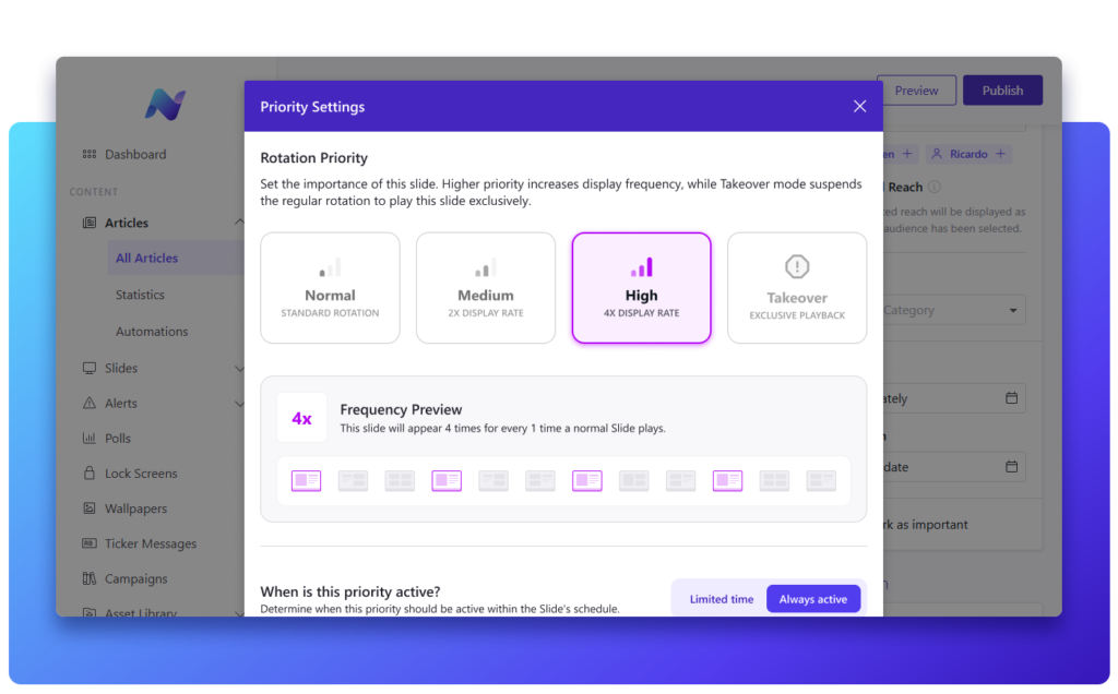 netpresenter priority feature high