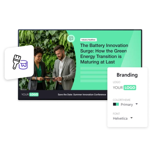Create Digital Signage Software content that looks professional