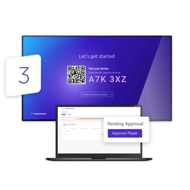 netpresenter digital signage hardware pairing